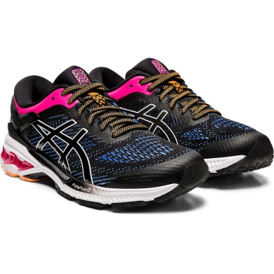 Asics Buty biegowe Gel Kayano 26 czarne/niebieskie dla kobiet